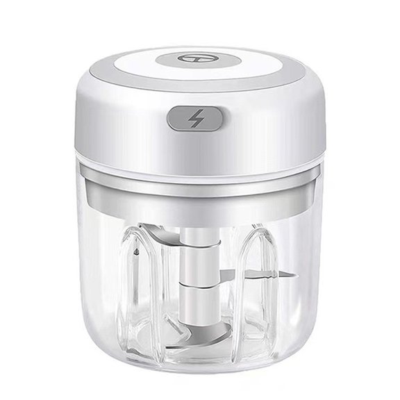 AFQH Electric Mini Garlic Mincer 250ML USB Vegetable Onion Chopper Portable