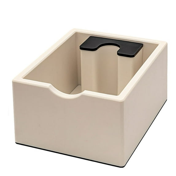 AFQH Espresso Knock Box Coffee Knock Box Espresso Bucket Knock Coffee Ground Dump Bin Bar Trash Can Espresso Grind Bucket Detachable Base