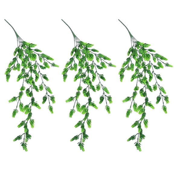 AFQH Lifelike Hanging Pineapple Plant: 80cm Vines for Home & Garden Decor!