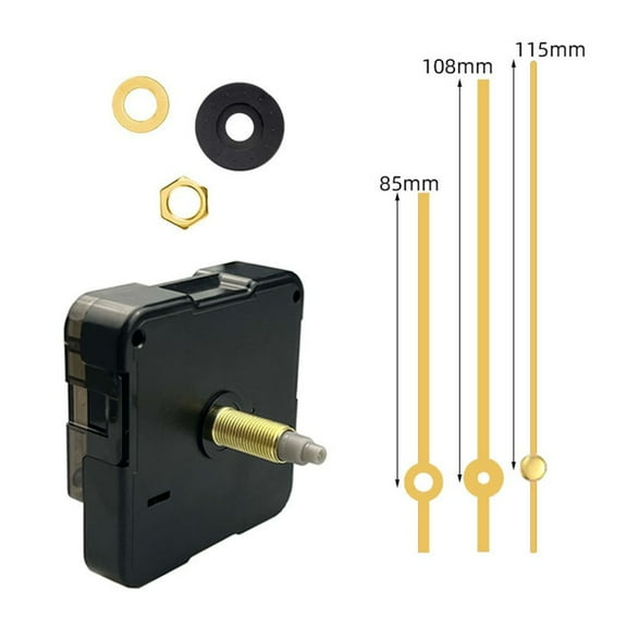 AFQH Long Thread Wall Clock Movement Silent Clock Movement DIY Repair Parts Kit