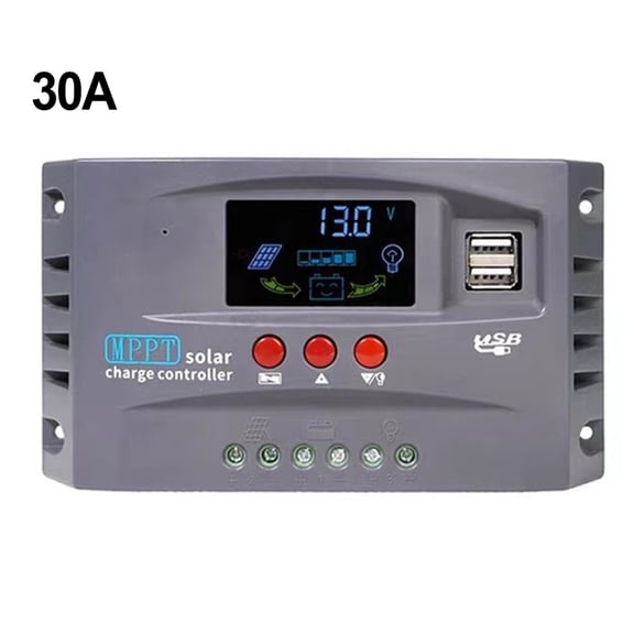 AFQH MPPT controller displays current 30A voltage regulator controller 12V24V