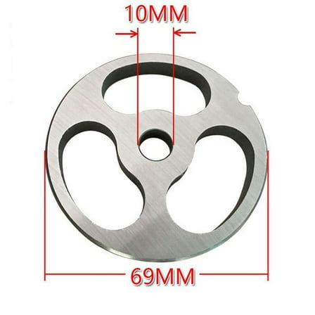 AFQH Meat Grinder Plate High Qaulity Kitchen Stainless Steel Meat Grinder Plate Accessory 69mm 12-type Commercial Meat Grinders