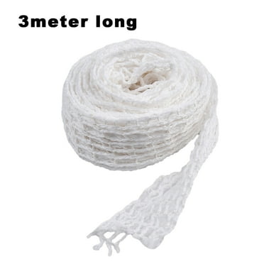AFQH Meat Netting Roll, Ham Sock Elastic Netting, Elastic Smoked Meat Poultry Ham Netting Meat Butcher Twine Net for Meat Cooking Meat Sausage Making