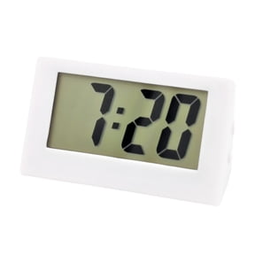 AFQH Mini LCD Digital Table Dashboard Desk Electronic Clock For Desktop Home Office Silent Desk Time Display Clock
