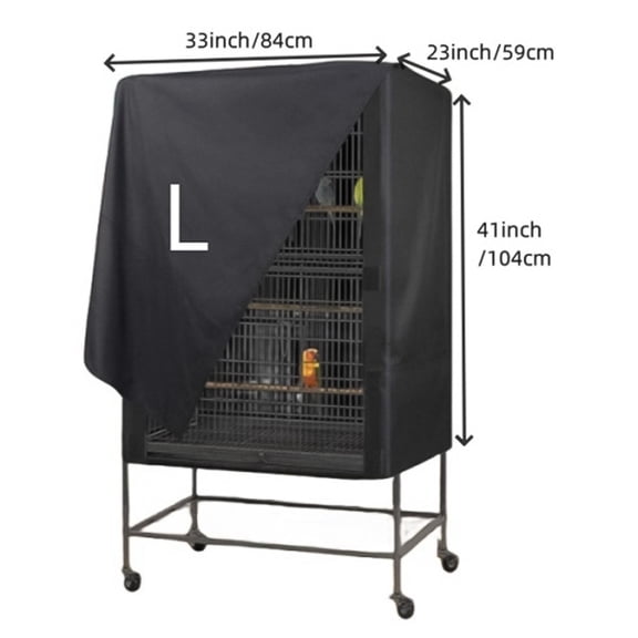 AFQH Parrot Cage Cover Waterproof Extra Large Good Night Parakeet Square Cage Cover