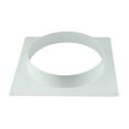 thumbnail image 1 of AFQH Plastic Air Duct Connector Flange Panel Dryer Vent Wall Plate Duct Connector Straight Ventilation Pipe Ducting Tools for Cooling Heating Ventilation System, 1 of 9