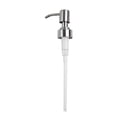 thumbnail image 1 of AFQH Reusable Soap Dispenser Pump Head 304 Stainless Steel Brushed Finish Pump Head 28/400 Neck Size Replacement for Kitchen Bathroom (Silver), 1 of 11