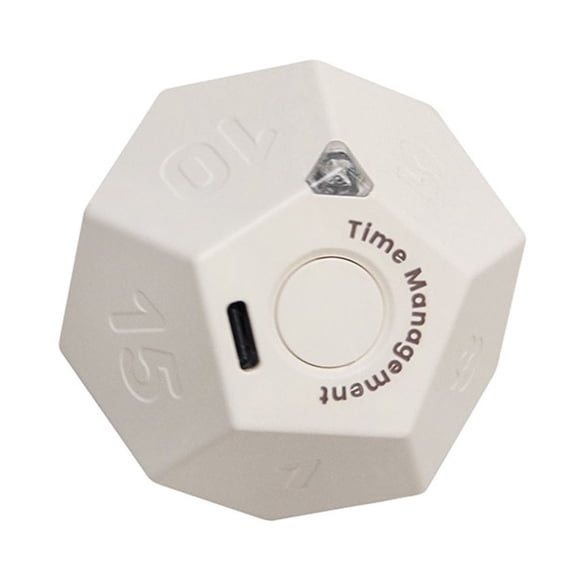 AFQH Rotating Timer Desk, Rechargeable Productivity Timer Shower Timer, Magnetic Flip