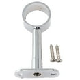 thumbnail image 1 of AFQH Round Chrome Centre Bracket Wardrobe Rail Support Hanging Rail Rod Pole Socket End Support Bracket Holder 25mm, 1 of 11