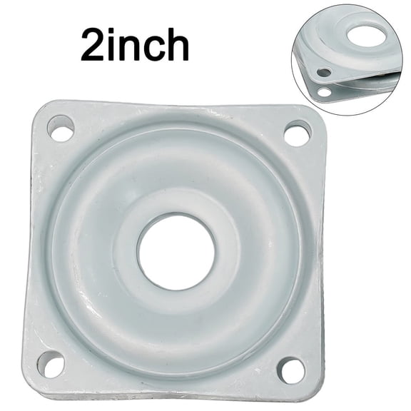 AFQH Seat Swivel Plate, Hoopever Bar Stool Swivel Plate, Square Heavy Duty Turntable Bearing Plate Steel Ball Bearing 360° Rotating Seat Base Plate for Bar Stool Chair TV Table Bar Swivel Boat Seat