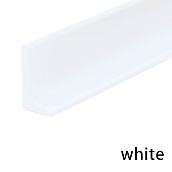 AFQH Silicone Wet Room Bathroom Floor Seal Screen Door Seal Strip Shower Dam Prevents Overflow of Water Waterproof Self-Adhesive and Bendable Waterproof Strip for Wet and Dry Separation