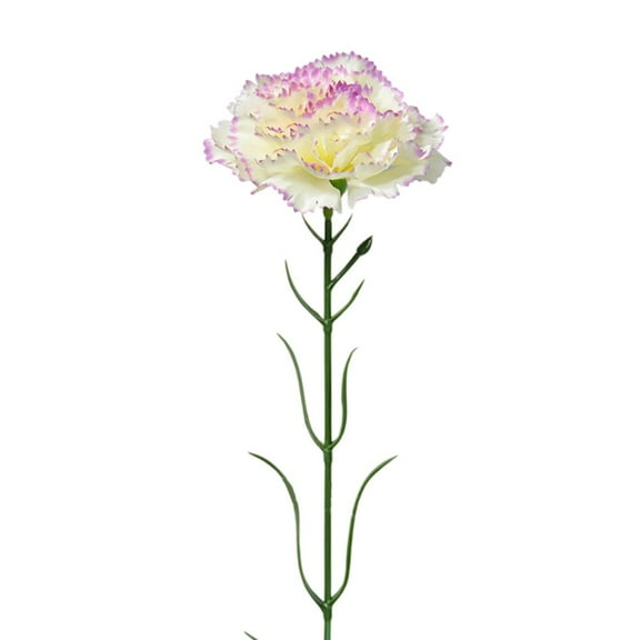 AFQH Simulation flower 8CM carnation single branch mother's day bouquet flower basket