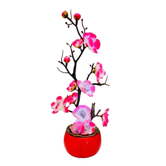 AFQH Simulation of wintersweet persimmon potted home decoration