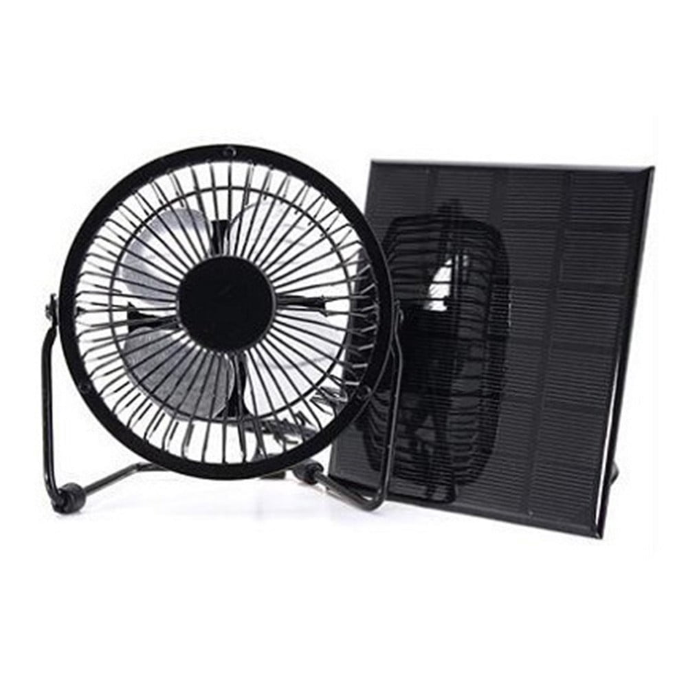 AFQH Solar Panel Fan Kit 5.2W 6V Solar Panel with 8 inch USB Solar Fan for Pet House
