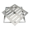 thumbnail image 1 of AFQH Stainless Steel Floor Drain With Frame For Roads Schools Channel Grate Rainwater Plazas Drain Grate Outdoor Drainage Cover, 1 of 11