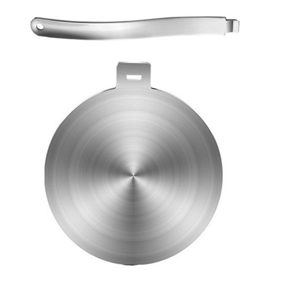 AFQH Stainless Steel Heat Diffuser Plate for Induction Cooktop, 13/20/24/28cm.