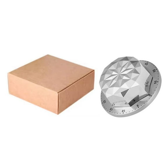 AFQH Stainless Steel Mechanical Kitchen Timer: Magnetic, Loud Alarm & Versatile Use!