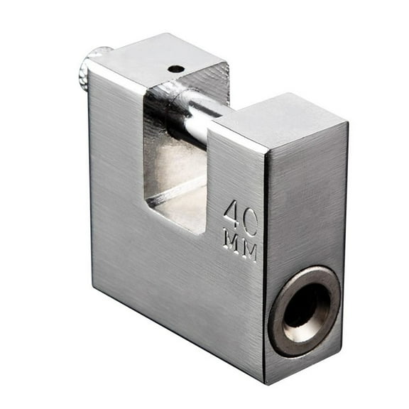 AFQH Stainless Steel Padlock Security Safety Lock Antique Horizontal Opening