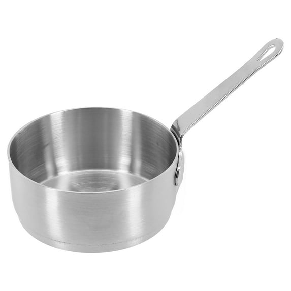 AFQH Stainless Steel Pan, Small Sauce Pan Milk Pot Mini Sauce Pan Non Stick Small Saucepan with Handle for Coffee Tea Soup Warming