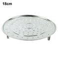 thumbnail image 1 of AFQH Steamer Rack for Cooking,Stainless Steel Steaming Rack, Steam Tray with Removable Legs for Steamer Cookware Baking Instant Pressure Cooker Multi-functional Steamer Basket Cooker Cooking, 1 of 10