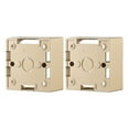 thumbnail image 1 of AFQH Surface-Mounted Box Single Surface Attress Box Ethernet Backbox for Faceplates, 1 of 4
