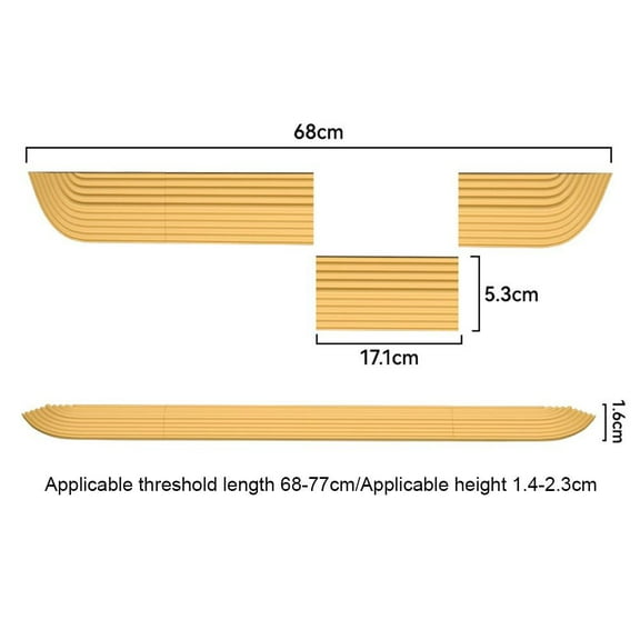 AFQH Sweeping Ramp for Robotic Vacuums: Easy Threshold Climbing & Floor Protection!