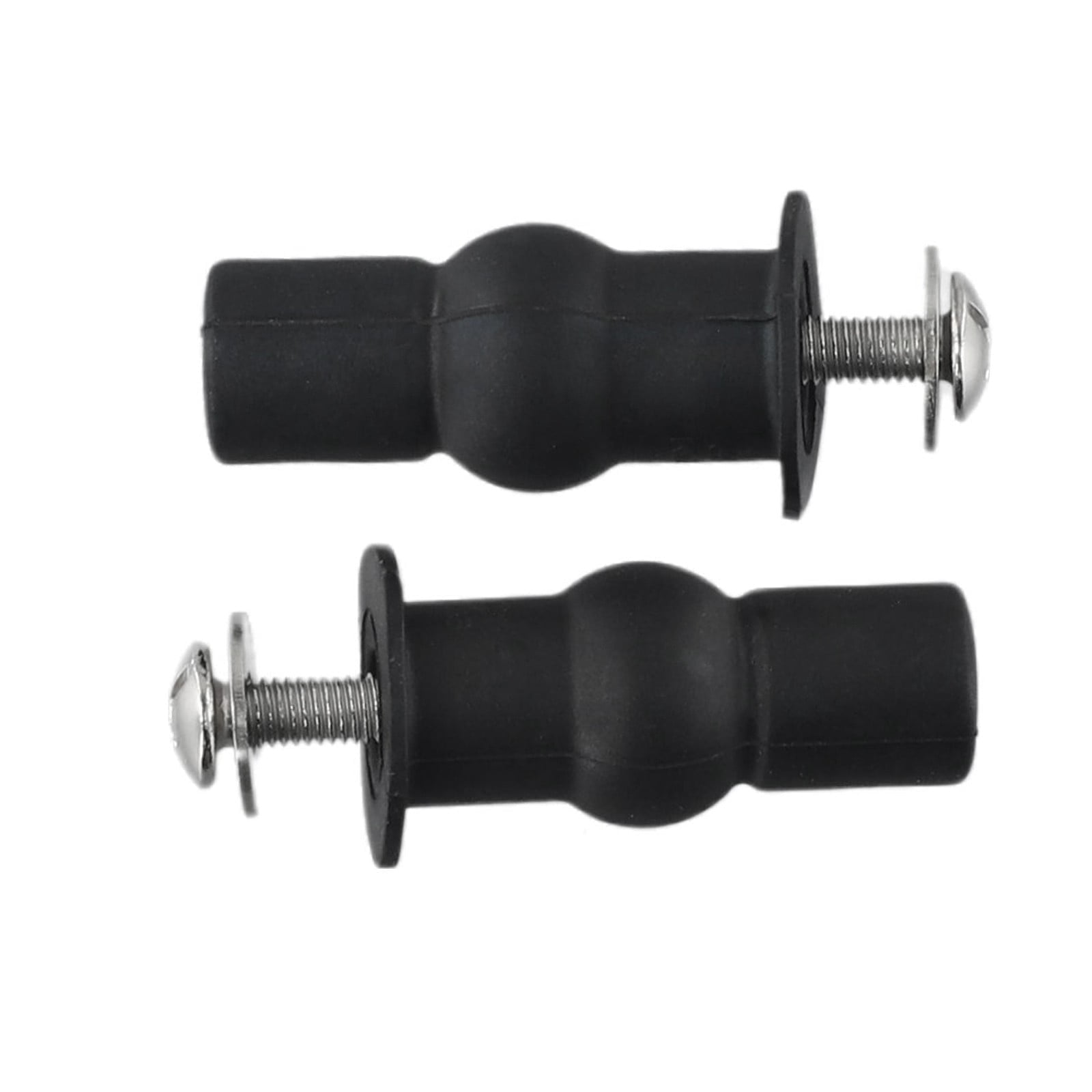 AFQH Toilet Seat Hinge Screw, Expanding Rubber Bolt Top Nuts Set for