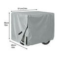 thumbnail image 1 of AFQH Waterproof Generator Cover,Fits Most Generators 5500-15000 Watt Grey, 1 of 8