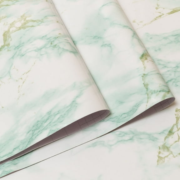 AFQH Waterproof marble wallpaper for stylish kitchen renovation (40cm*10m)