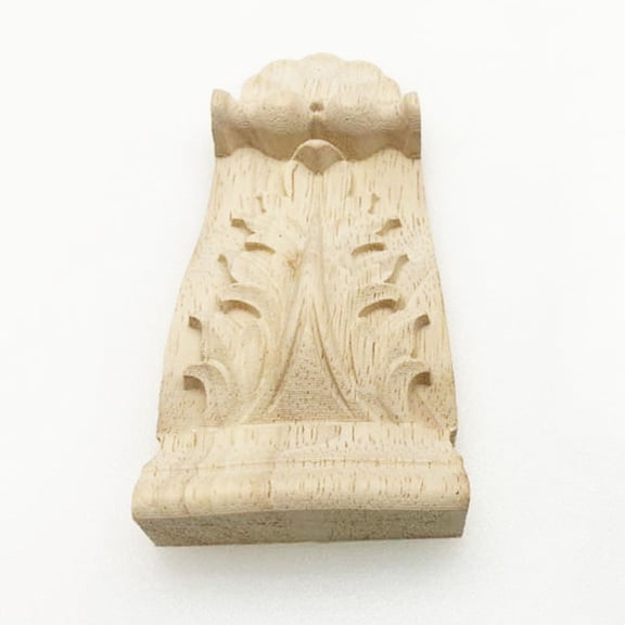 AFQH Wood Creative Elegant Home Wood Carving Decor Parts Applique Classic Corbels Decal Corner Display Furniture Ornaments