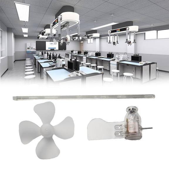AFQH for Red LED wind power generation wind energy self-luminous windmill model