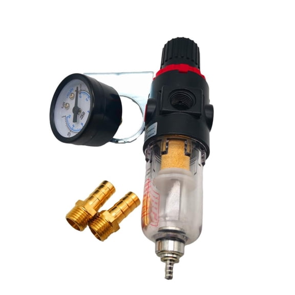 AFR2000 G1/4 Pneumatic Air Filter Regulator With Pressure Gau/Flow Control Valve/Air Compressor Drain/ Speed Controller