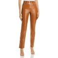thumbnail image 1 of AFRM Womens Heston Faux Leather High Rise Straight Leg Pants, 1 of 2