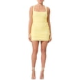 thumbnail image 1 of AFRM womens  Felix Mesh Ruffle Mini Dress, m, 1 of 3