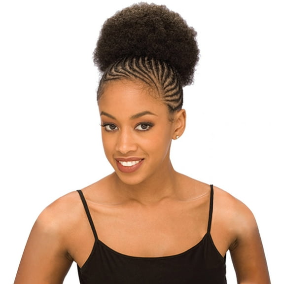 AFRO 5" - Shake N Go Freetress Drawstring Ponytail #1B Off Black