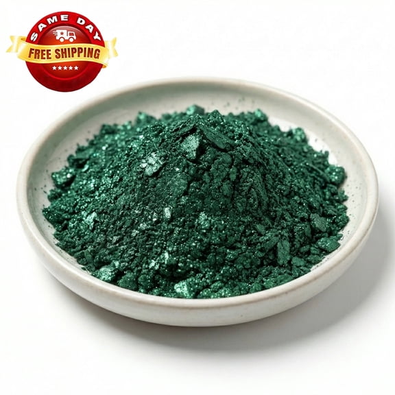 AFTER TWILIGHT DARK STALE GREEN MICA COLORANT PIGMENT POWDER COSMETIC GRADE 2 OZ