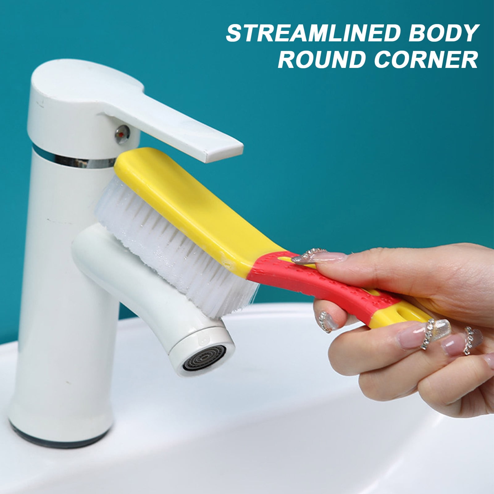 AFUADF Coffee Machine Cleaning Brush Long Handle Brewing Head Cleaning