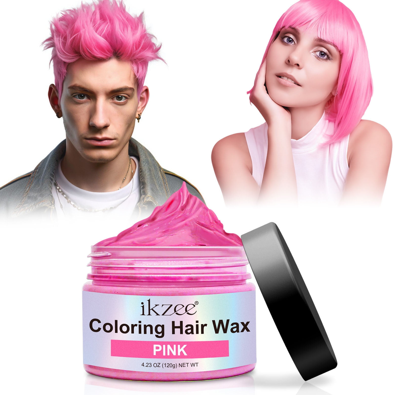 AFUADF Hair Coloring Wax, Color Wax Pomades Natural Hair Coloring Wax