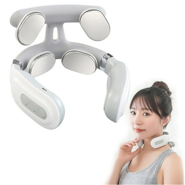 AFUADF Heating Neck Electric Plus For Neck And Shoulder Pain Relief Muscle Relaxation Floating 4 Head Vibrator Heating,Massage Tools