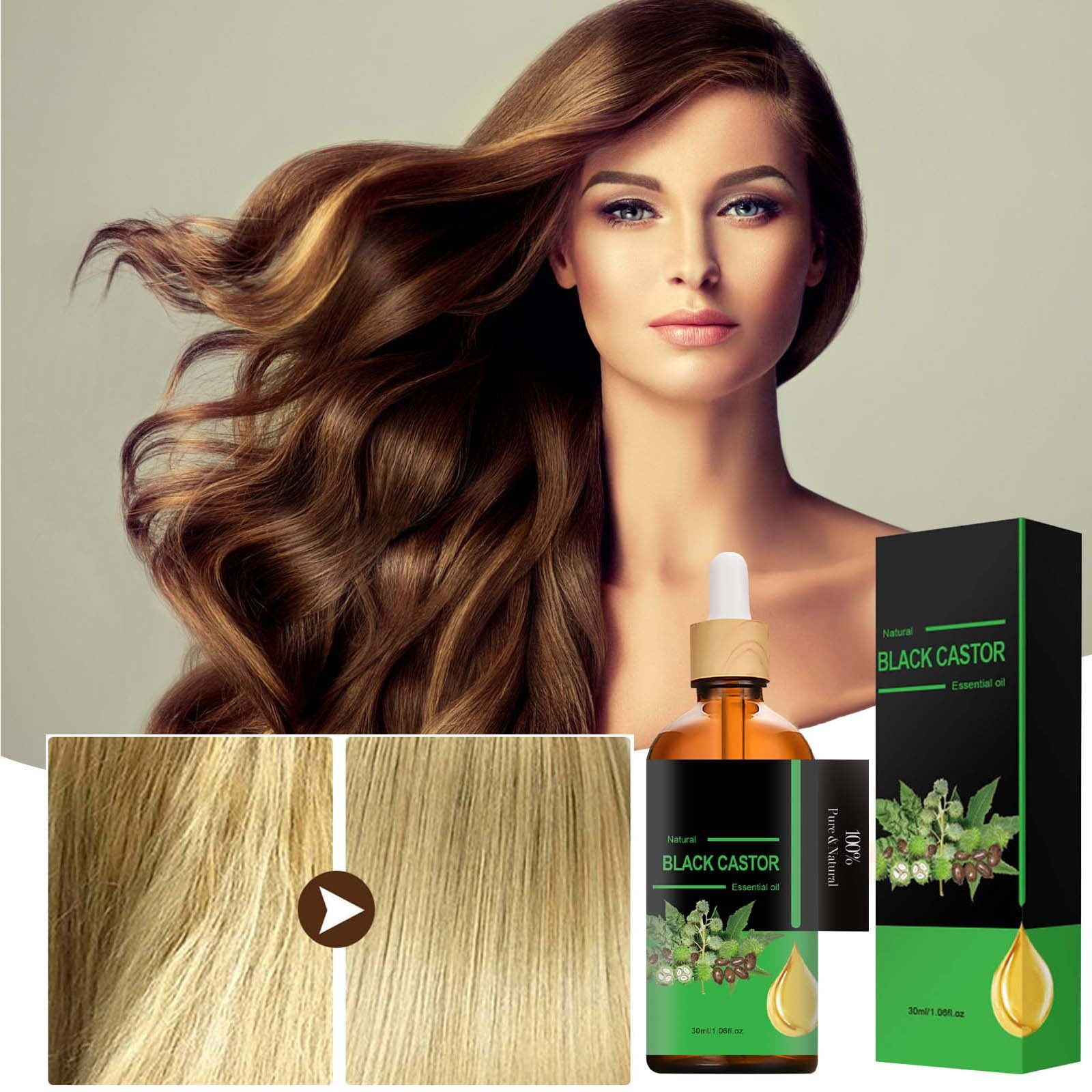 AFUADF Oil Hair Care Essential Oil 30ml Plant Essence Castor Oil Black