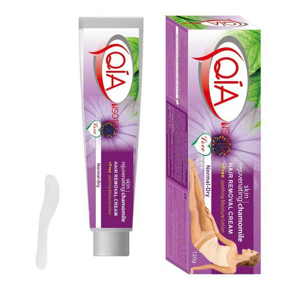 AFUADF Qia Hair Removal Cream,Qia Hair Removal Cream For Men And Women,Whitening Hair Removal Cream 120g, Armpit Leg Hand Gentle Hair Removal,Hair Removal Cream Skin Friendly