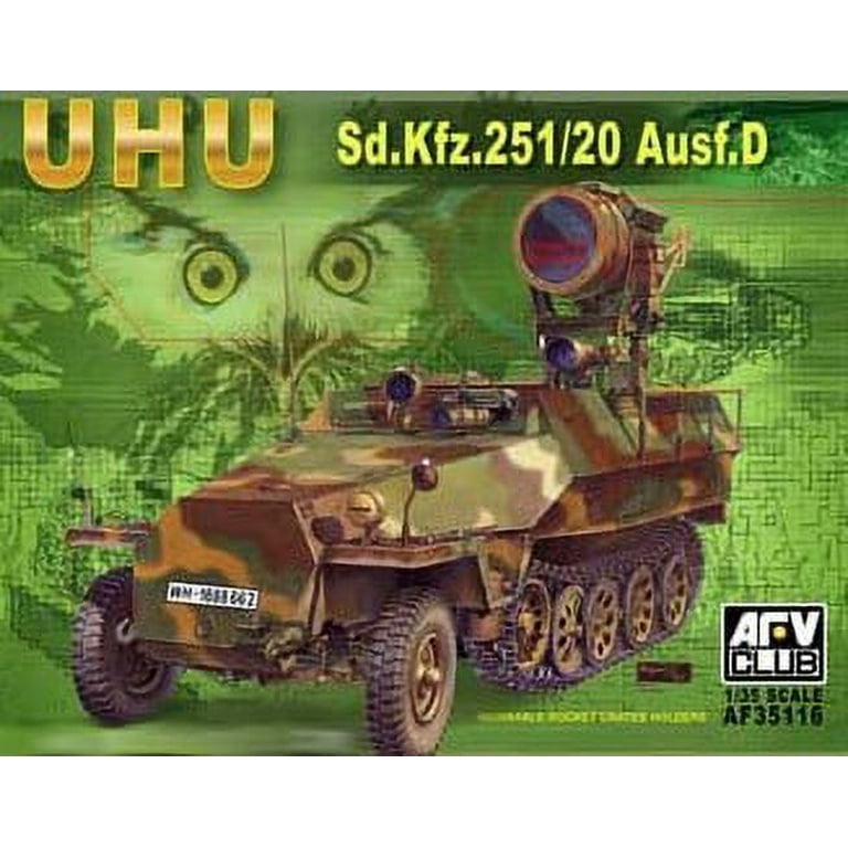 AFV Club AF35116 1:35 UHU SdKfz 251:20 Ausf D Infrared Searchlight Carrier