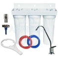 thumbnail image 1 of AFW Filters 3 Stage 10" Drinking Water Filter sediment & carbon with faucet, 1 of 5