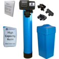 thumbnail image 1 of AFWFilters 1 Cubic Foot 32k Whole Home Water Softener with High Capacity Resin, 3/4" Plastic MNPT Connection, and Blue Tanks, 1 of 6