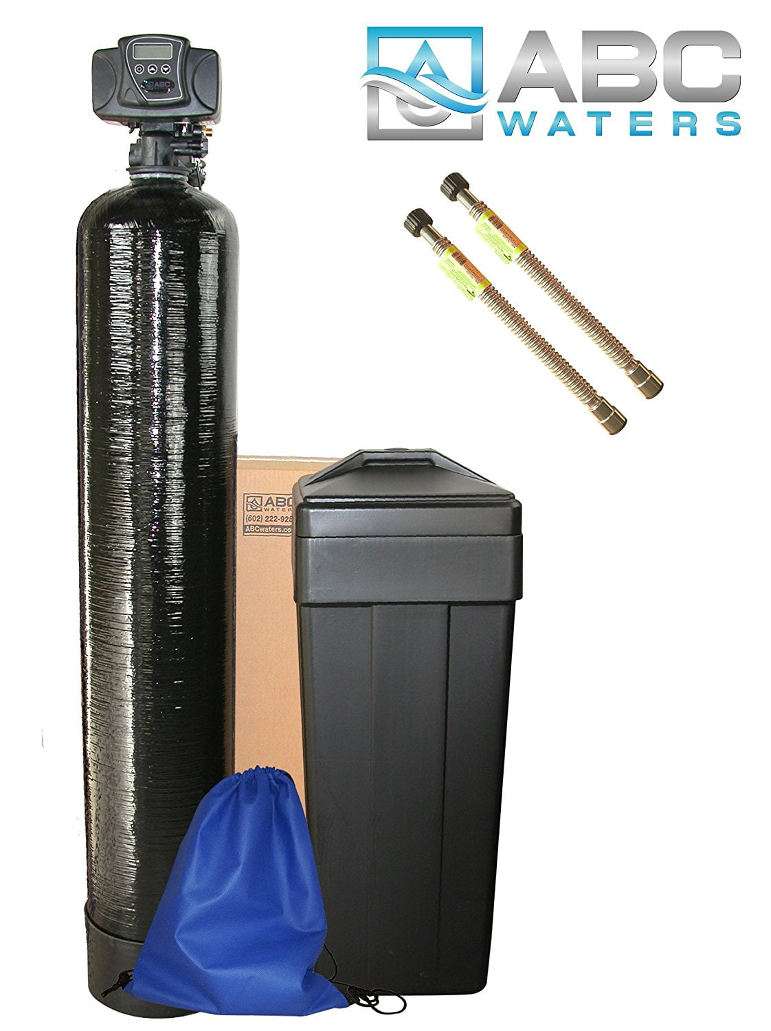 AFWFilters 48k-10 48k-56sxt-10 Built Fleck 5600sxt 48,000 Water Softener w/Upgraded 10% Resin + Hardness Test + Install Kit