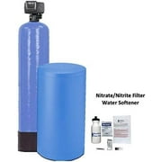 AFWFilters NT-1054-56SXT-33-18 AFW Built Nitrate/Nitrite Filter Water Softener 1.5 Cu Ft 33/67 Resin Blend with Fleck 5600SXT (18" Round Brine Tank, Blue)