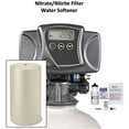 thumbnail image 1 of AFWFilters NT-1248-56SXT-50-18"A AFW Built 2 cu ft Digital Nitrate/Nitrite Whole House Filter Water Softener 50/50 Resin Blend with On Demand Fleck 5600SXT (18" Round Brine Tank, Almond), 1 of 1
