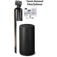 thumbnail image 1 of AFWFilters TN-1248-56SXT-18 Round AFW Built 2.0 cu ft Digital Tannin Filter Water Softener with Fleck 5600SXT (18" Brine Tank, Black), 1 of 1