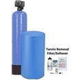 thumbnail image 1 of AFWFilters TN-1248-56SXT-18 Round AFW Built 2.0 cu ft Digital Tannin Filter Water Softener with Fleck 5600SXT (18" Brine Tank, Blue), 1 of 1