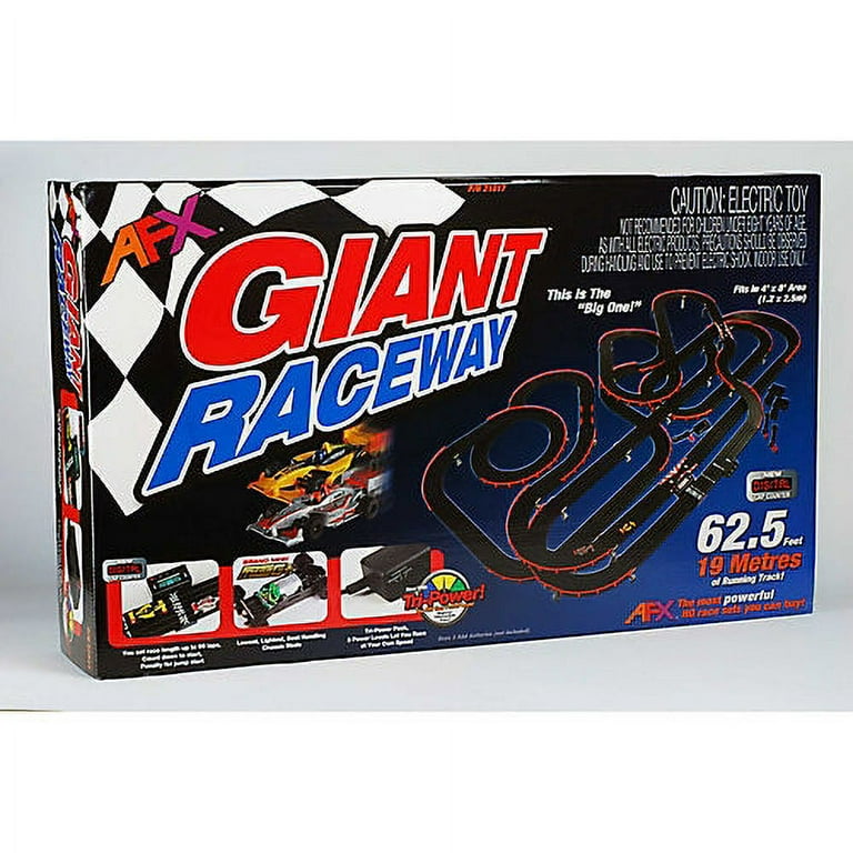 AFX 21017 HO Slot Car Mega G Giant Raceway Race Car Set with Lap